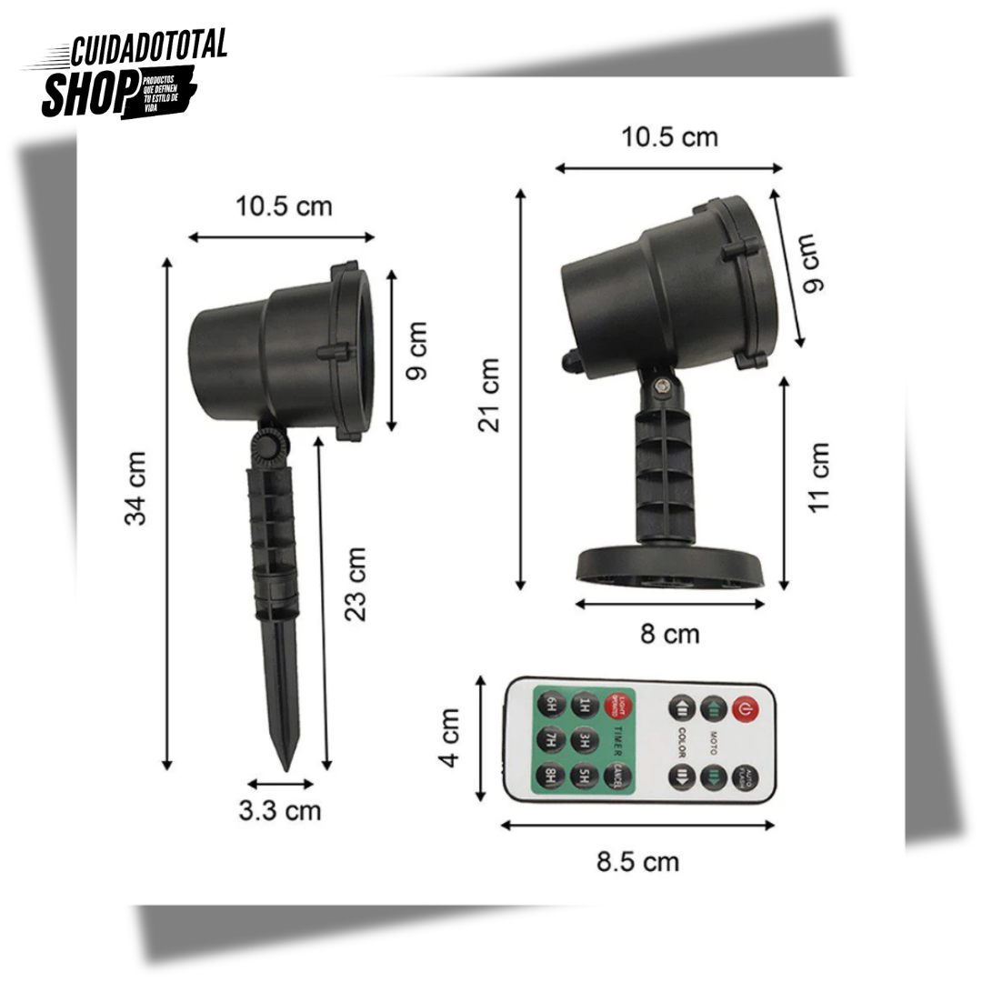 Proyector Luz Led Multipunto 1650v