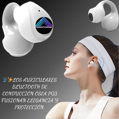 Audífono Bluetooth Conducción Ósea Pq3